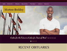 Tablet Screenshot of morton-beckley.com